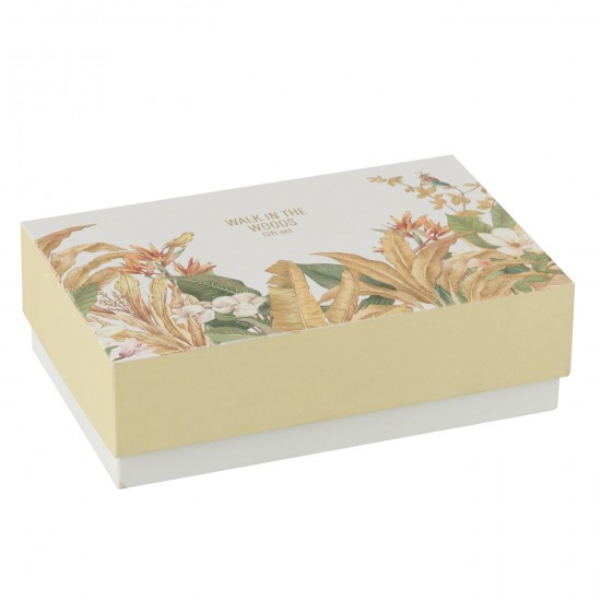 Jolipa Set Cadeau Bougie Diffuseur Walk In The Woods Jaune.
