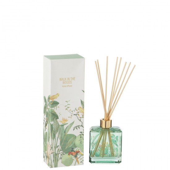 J Line Diffuseur Walk In The Woods Vert 180Ml L9xB7xH28 cm JLine 50717 by Jolipa 50717.
