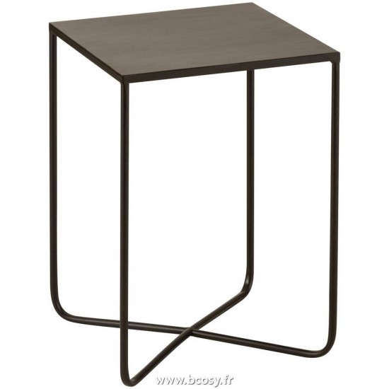 J Line Table Gigogne Pied Croix Metal Noir 35 JLine 5072 by Jolipa 5072.