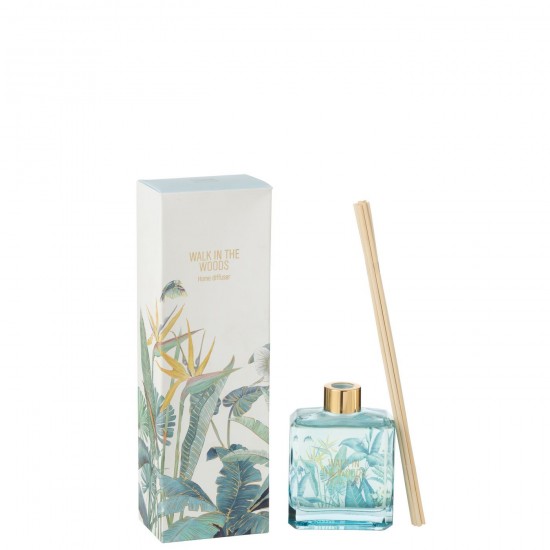 J-Line J Line diffuseurs de parfums Jolipa Diffuseur Walk In The Woods Cire Bleu 180Ml.