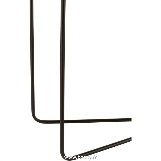Jolipa Console Rectangulaire Pied Croix Metal Noir.