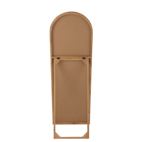 Jolipa Miroir Sur Pied Miroir Bois De Sapin Naturel.