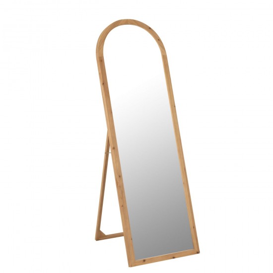 J Line Miroir Sur Pied Miroir Bois De Sapin Naturel L52xB4xH162 cm JLine 50759 by Jolipa 50759.