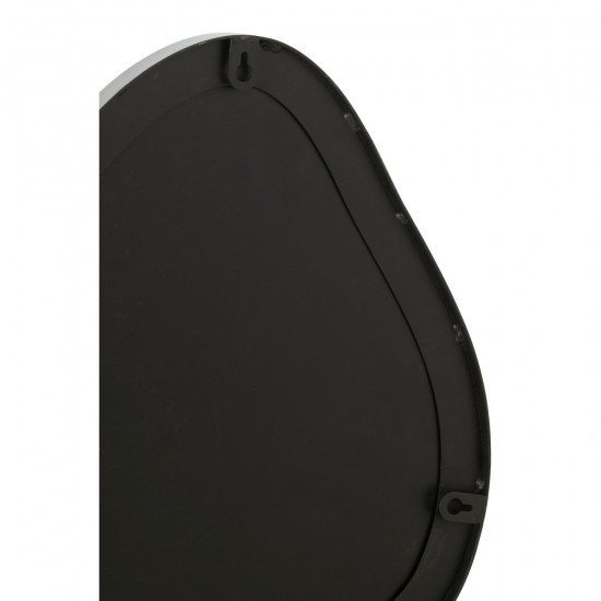 J-Line J Line Miroir mural Miroirs murals Jolipa Miroir Mural Extrema Fer Miroir Noir Small.