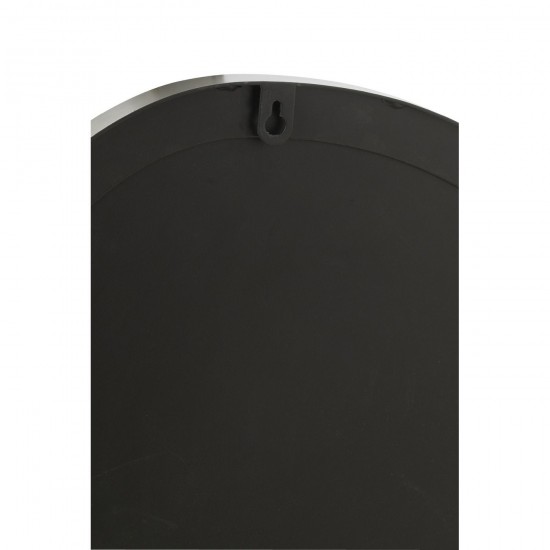 J-Line J Line Miroir mural Miroirs murals Jolipa Miroir Mural Extrema Fer Miroir Noir Medium.