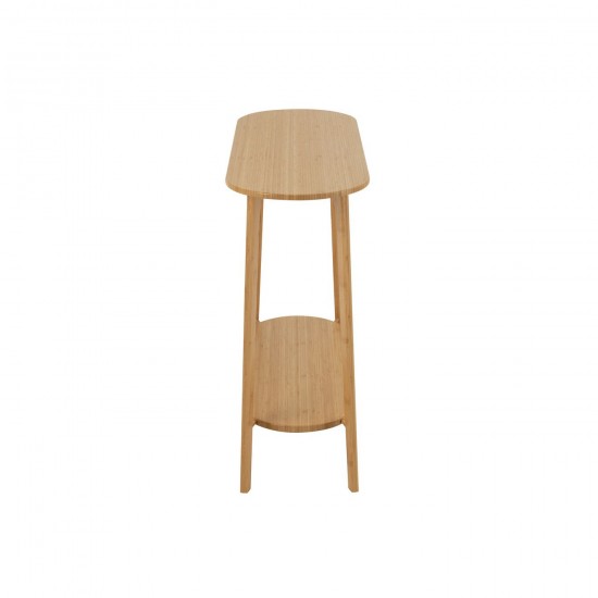 J-Line J Line tables de drapier murales Jolipa Console Carre Bambou Naturel.