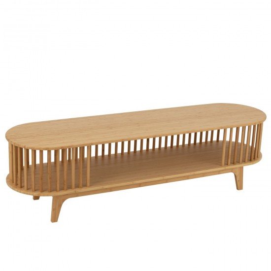 J Line Meuble Tv Live Bambou Naturel L150xB40xH42 cm JLine 50846 by Jolipa 50846.