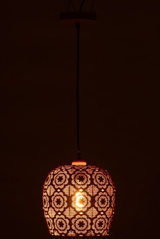 J-Line J Line lampes suspendues suspensions pendantes Jolipa Lampe Suspension Alive Metal Orange.