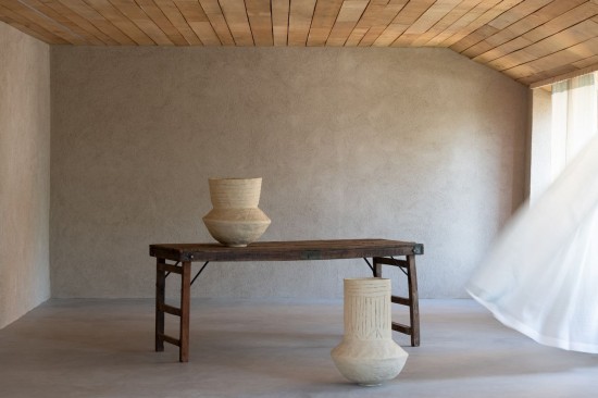 Jolipa Pot Veda Papier Mache Naturel.