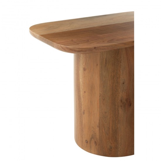 Jolipa Set 2 Tables Bois D Acacia Mdf Naturel.