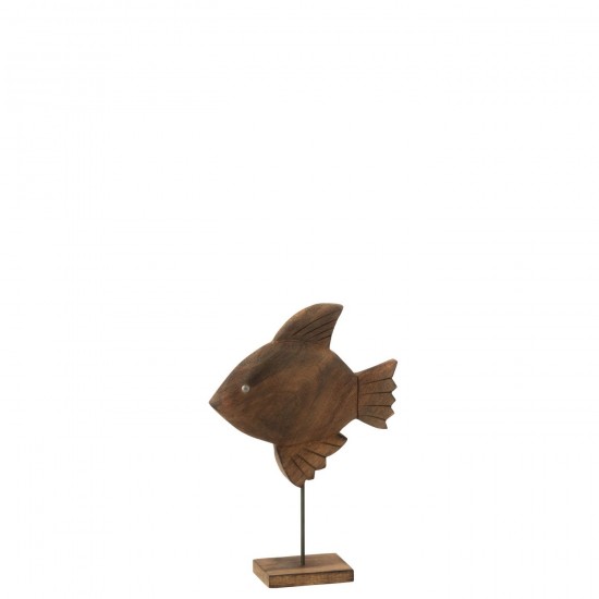 J Line Poisson Deco Bs Met Mar Noi S L20xB7xH31 cm JLine 51022 by Jolipa 51022.