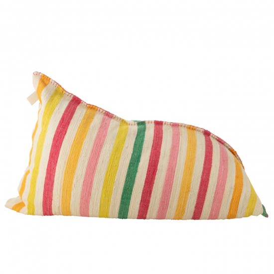 J-Line J Line poufs Jolipa Pouf Cocoon Lignes Coton Mix.