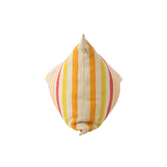 Jolipa Pouf Cocoon Lignes Coton Mix.