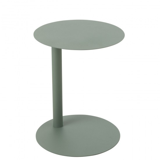 J Line Table Appoint Ronde Metal Vert L40xB40xH50 cm JLine 51340 by Jolipa 51340.