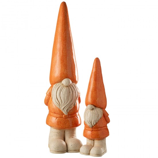 J-Line J Line lutins statuettes Jolipa Lutin Exterieur Mgo Orange Large.