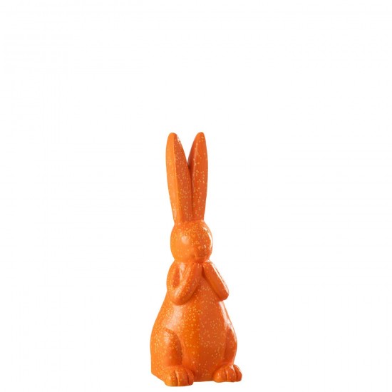 J Line Lapin Exterieur Mgo Orange L19xB18xH50 cm JLine 51386 by Jolipa 51386.