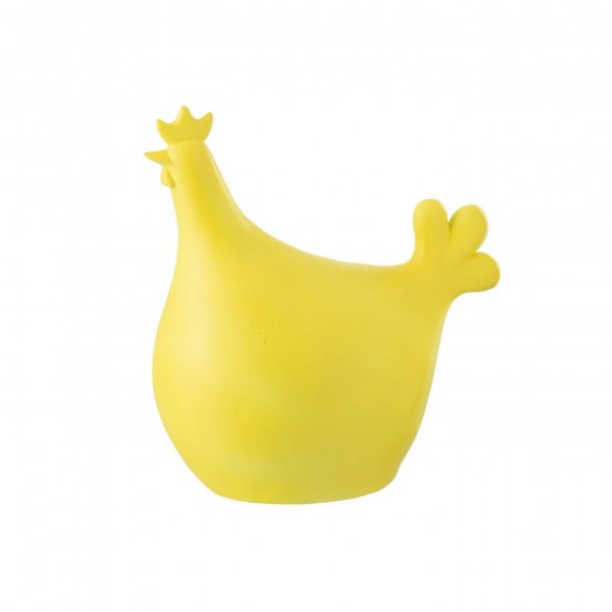 J Line Coq Exterieur Polyresine Jaune L35xB22xH35 cm JLine 51439 by Jolipa 51439.