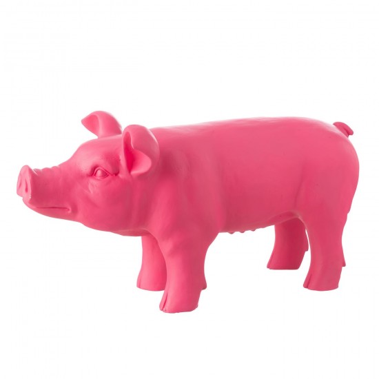 J Line Cochon Exterieur Mgo Rose L66xB31xH34 cm JLine 51452 by Jolipa 51452.