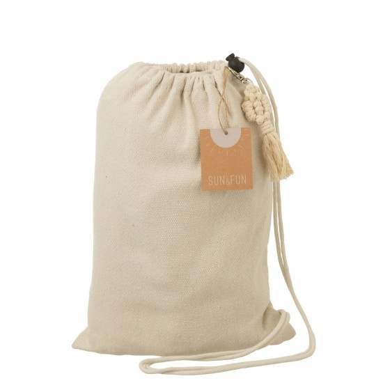 Jolipa Hamac Uni Coton Polyester Beige Clair.