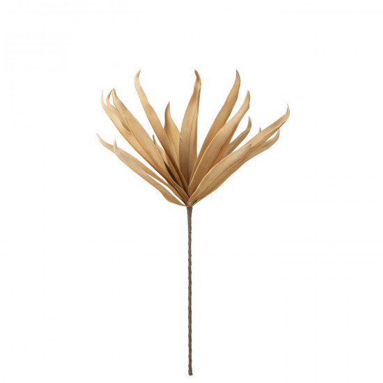 J Line Fleur Feuilles Longues Eva Jaune Maïs L40xB40xH90 cm JLine 51650 by Jolipa 51650.