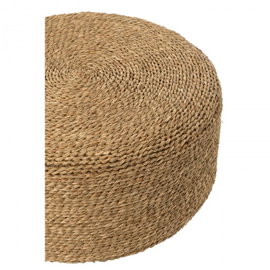 J-Line J Line poufs Jolipa Pouf Rond Jonc De Mer Naturel.