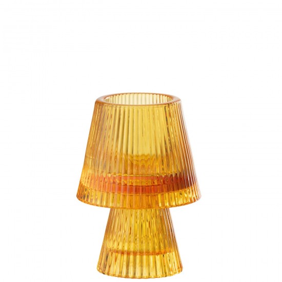 J Line Chandelier Chapeau Verre Orange L9xB9xH12 cm JLine 52336 by Jolipa 52336.
