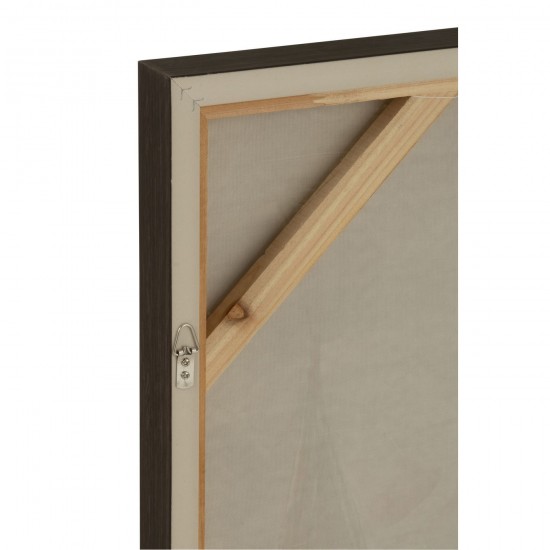 J-Line J Line tableaux peintures Jolipa Set De Trois Hog Acrylique Toile Mix.