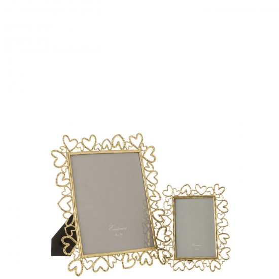 J-Line J Line cadre cadres photo Jolipa Cadre Photo Klo 8X7 Etain Or Large.