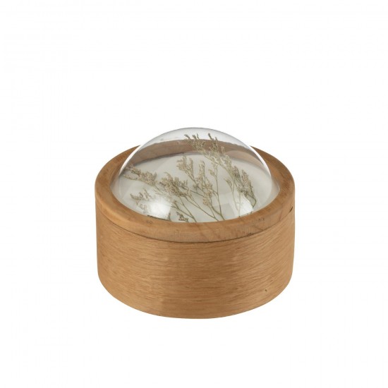 J Line Boite Cereal Bois Mix Small L17xB17xH13 cm JLine 52432 by Jolipa 52432.