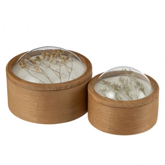 J-Line J Line boites Jolipa Boite Cereal Bois Mix Large.