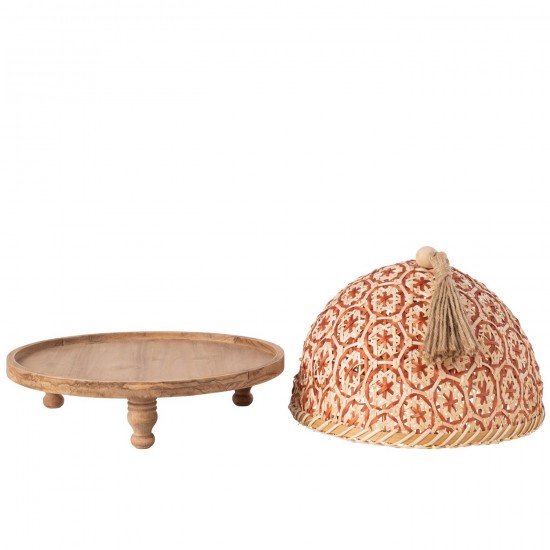 J-Line J Line Plateau de service plateaux de service Jolipa Cloce Alimentaire Bois De Sapin Naturel.