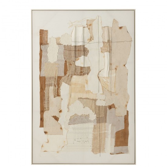 J Line Toile Dob Canvas Bois De Pin Mix L102xB5xH152 cm JLine 52481 by Jolipa 52481.