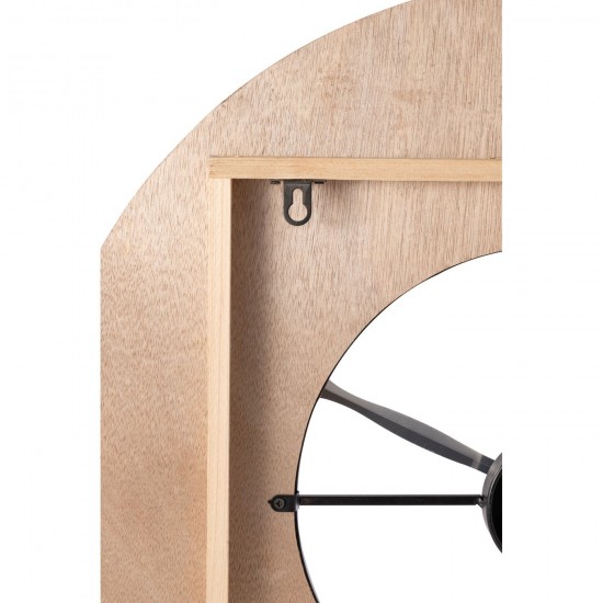 J-Line J Line pendules horloges Jolipa Horloge Sodi Mdf Naturel Black.