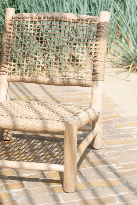 J-Line Sofa Vita Teak/Plastic Natural.