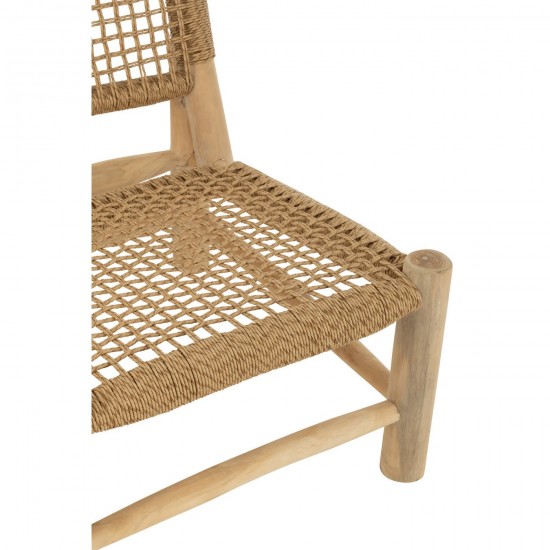 J-Line J Line fauteuils Sofa Vita Teck Plastiquue Naturel.