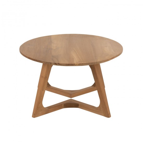 J-Line J Line tables de salon basse Jolipa Table Basse Bruni Teck Naturel.