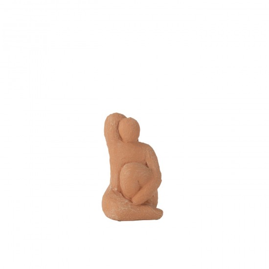 J Line Figurine Moderne Venus Ciment Terracotta Small L11xB9xH19 cm JLine 53014 by Jolipa 53014.