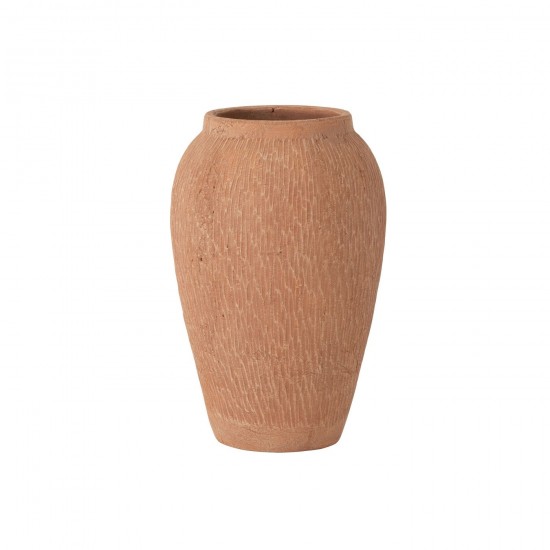 J Line Vase Kaia Terracotta Large L23xB23xH35 cm JLine 53021 by Jolipa 53021.