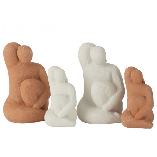 J-Line J Line figurines statuettes Jolipa Figurine Moderne Venus Ciment Blanc Large.