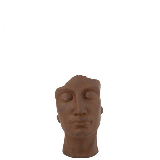 J Line Cachepot David Argile Rouille Small L25xB22xH38 cm JLine 53169 by Jolipa 53169.