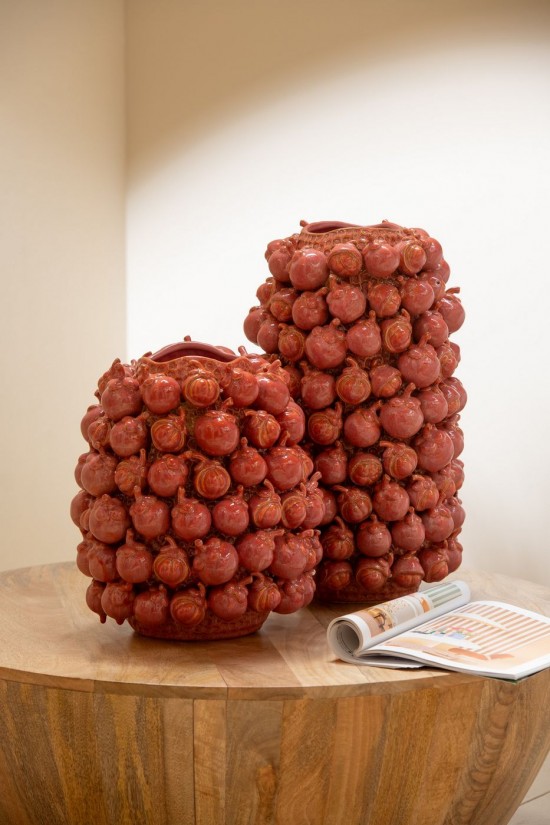 Jolipa Vase Botanica Argile Cuivre Rose Small.