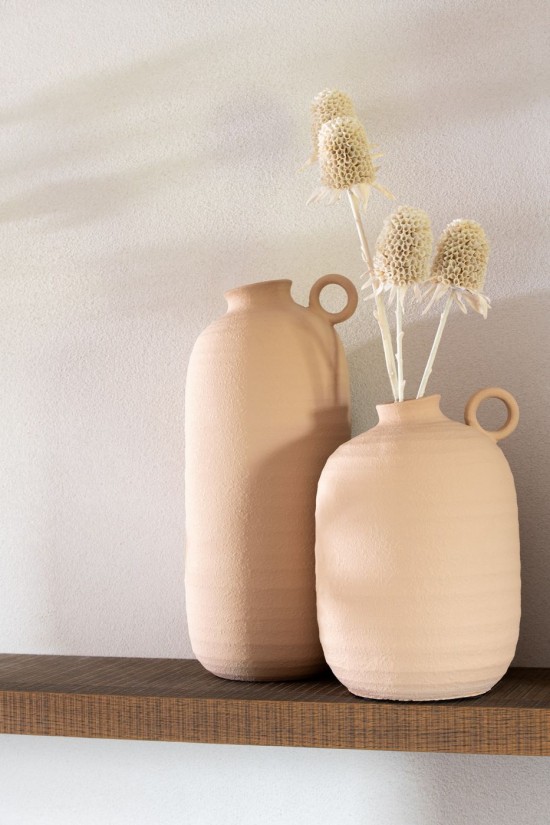 Jolipa Vase Cassia Etroit Argile Beige Large.