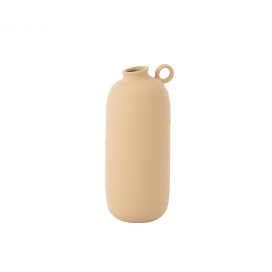 J Line Vase Cassia Etroit Argile Beige Large L17xB17xH38 cm JLine 53306 by Jolipa 53306.
