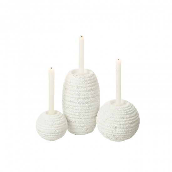 J-Line J Line chandeliers candélabres Jolipa Chandelier Creta Etroit Ciment Blanc.