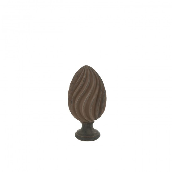 J Line Ananas Abstrait Decoratif Polyresine Marron Noir L20xB20xH40 cm JLine 53351 by Jolipa 53351.