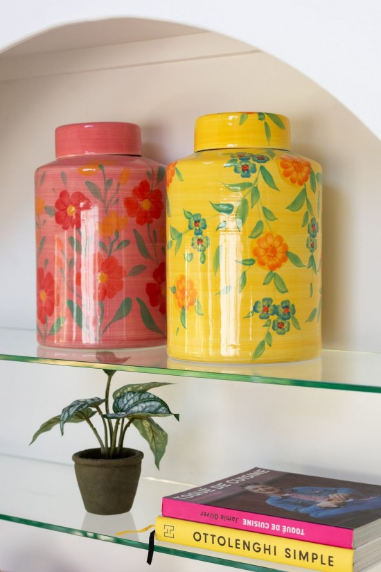 Jolipa Jarre Fleuri Alegria Argile Mix Assortiment De 2.