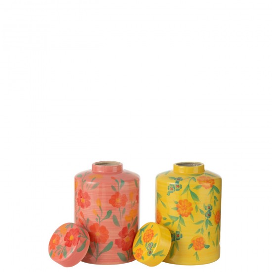 J-line 53394 Jolipa JLine objets deco pot avec couvercle.