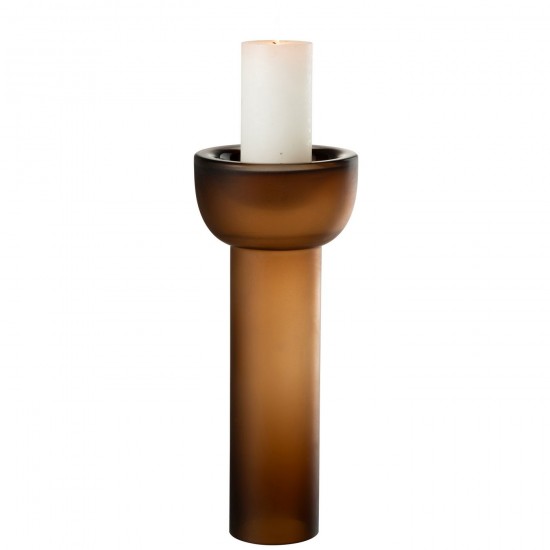 J-Line J Line Grands vases Grand vase Vases hauts Vase haut. Jolipa Vase Chandelier Yoko Verre Marron Large.