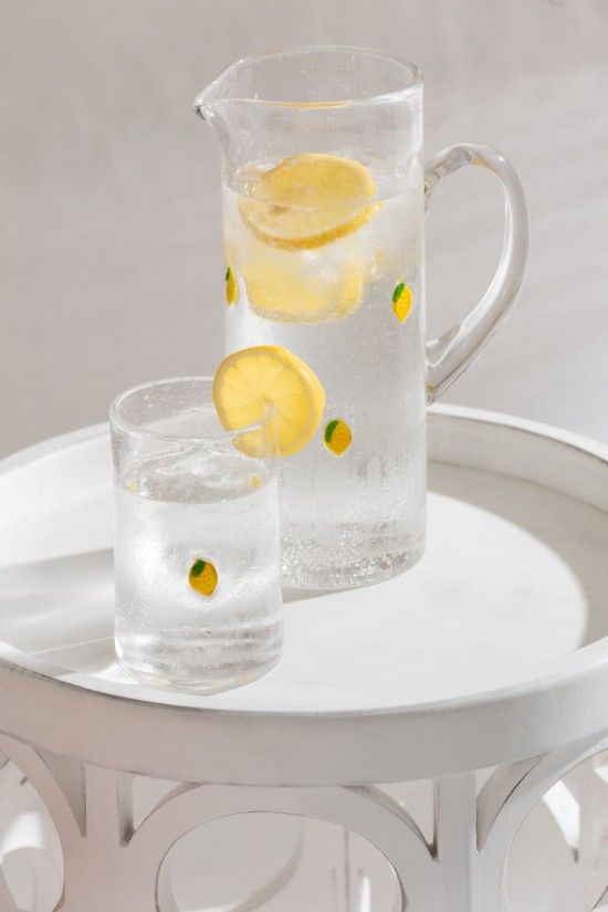 Jolipa Carafe Agrumes Verre Mix Assortiment De 3.