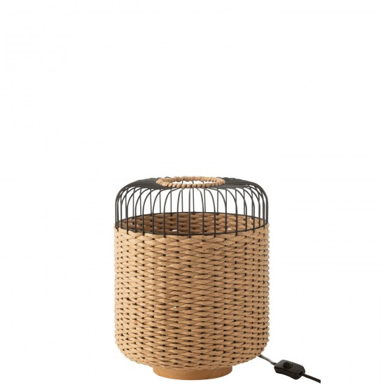 J Line Lampe Metal Naturel L27xB27xH35 cm JLine 53766 by Jolipa 53766.